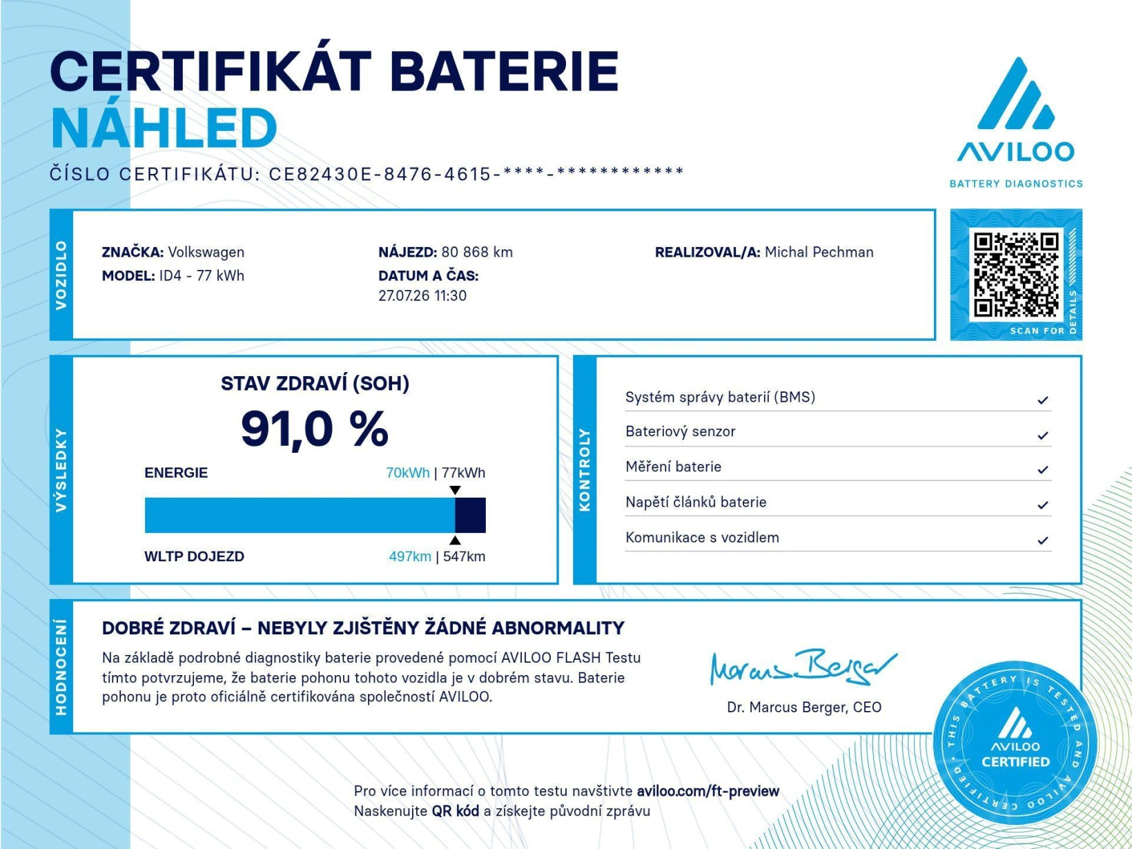 Volkswagen ID.4 – Pro Performance 150kW, 82kWh